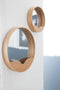 Zuiver Round Wall Spiegel/ Wandspiegel Rond 40 cm Hout - Bruin
