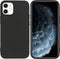 iMoshion Hoesje Geschikt voor iPhone 12 Mini Hoesje Siliconen - iMoshion Color Backcover - Zwart