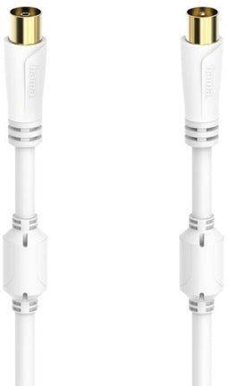 Hama 00205245 - Coaxkabel - 75 cm - Wit