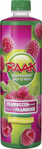 Raak Vruchtensiroop Framboos - 0,75ltr - Minder suiker dan reguliere vruchtensiropen (6 flessen)