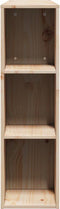 vidaXL - Hoofdbord - met - opbergruimte - 180 - cm - massief - grenenhout