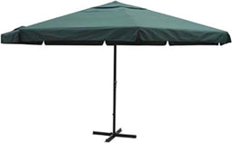 vidaXL - Parasol - met - aluminium - paal - 600 - cm - taupe