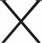 vidaXL - Eettafelpoten - 2 - st - X-vormig - 80x(72-73) - cm - staal - zwart