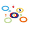 Goki Hoopla game with 6 felt rings bar H: 14 cm