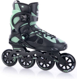 Tempish EZZA 90 - Dames - Fitness skates - Anatomische pasvorm - Zwart - Groen - 38