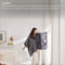 BREND BR-2220 - Elektrische Deken en Poncho - 9 Temperatuurinstellingen - Antraciet