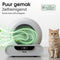Vivex® Automatische Kattenbak - Zelfreinigend - App bediening - 75L (incl Matje en 5)