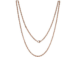 LOCKits 980600422 - Stalen Collier - Heli Twist - Rosékleurig - 80 cm