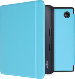 imoshion E-reader Hoesje - Geschikt voor Kobo Libra 2 - Slim Hardcase Sleepcover Bookcase met stand - Lichtblauw