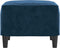 vidaXL - Voetenbank - 60x50x41 - cm - fluweel - blauw