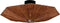 GOOD&MOJO Plafonniere Panama - Bruin - 65x65x7cm - Scandinavisch