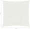 vidaXL - Zonnezeil - 160 - g/m² - 4x4 - m - HDPE - wit