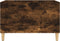 vidaXL - Platenkast - 74,5x38x48 - cm - bewerkt - hout - gerookt - eikenkleurig