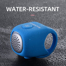 Rockbros Zwarte Elektrische Fietsenbel 90 Db Hoorn Regendicht Mtb Fietsstuur Silicagel Shell Ring Fietsbel Fietsaccessoires