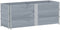 vidaXL - Plantenbak - 150x50 - cm - massief - grenenhout - grijs