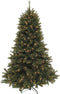 Triumph Tree kunstkerstboom led forest frosted maat in cm: 185 x 130 donkergroen 224 led - DONKERGROEN