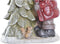 Kerstversiering DKD Home Decor Polyester Hars Purpurine Kinderen (17 x 11 x 27,5 cm) (2 Stuks)