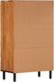 vidaXL - Hoge - kast - 60x33x100 - cm - massief - acaciahout