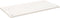 Bureaublad 100x50x2,5 cm massief grenenhout wit