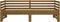 vidaXL - Slaapbank - uitschuifbaar - grenenhout - honingbruin - 2x(90x190) - cm