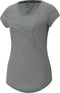 PUMA PERFORMANCE HEATHER CAT TEE W - Dames Sportshirt - dryCELL technologie - Grijs - Maat XS