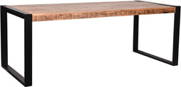LABEL51 Brussels Eetkamertafel - Naturel - Mangohout - 180x90 cm