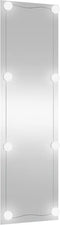 vidaXL - Wandspiegel - met - LED's - rechthoekig - 30x100 - cm - glas
