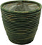 Pot streep olijf d24h24 cm