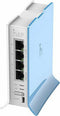 Mikrotik RB941-2ND-TC - ADSL-modem en router - WiFi 4 300 Mbps - Blauw/Wit