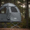 SoBuy OGS32-II-HG - Opblaasbare Camping Tent - Inclusief luchtmatras en slaapzak - Grijs 193x161cm