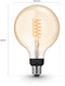 Philips Hue - Filament globe XL G125/E27 - Slimme LED-lamp - Warmwit licht