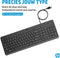 HP 150 - Toetsenbord Draad - FullSize Azerty BE - Chiclet design