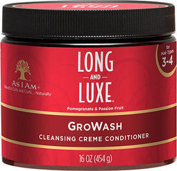As I am - Long & Luxe Growash Creme Conditioner - 454 gr