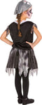 Dressforfun piratenskeletkostuum 116 - verkleedkleding - jurk met skeletafbeelding - (5-7y)