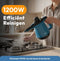 BOLLIT 1200W - Handstoomreiniger - 3.5 Bar - Blauw/Zwart