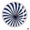 Bidasoa Oceanika - Eetbord Keramisch Ø 27 cm - Blauw (12 stuks)