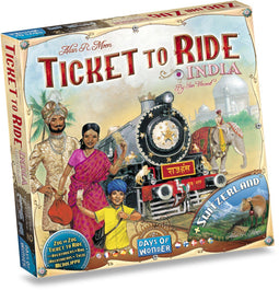 Days of Wonder Ticket to Ride - Uitbreiding India & Zwitserland - Bordspel voor 2-4 spelers (2-3 spelers Zwitserland)