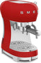 Smeg ECF02RDEU - Espressomachine - 15 bar - Rood