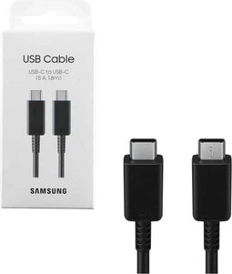 Samsung EP-DX510JBEGEU - USB-C naar USB-C kabel - 180 cm - Zwart