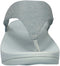 FitFlop Lulu Shimmer Lux - Dames teenslipper - Anatomisch voetbed - Licht blauw - Maat 38