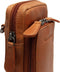 Leren Telefoontasje Cognac Valdes