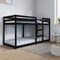 vidaXL - Stapelbed - 80x200 - cm - massief - grenenhout - zwart