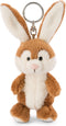 Nici Sleutelhanger Haas Junior 10 Cm Pluche/polyester Bruin