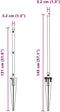 vidaXL - hekposts - met - punt - 13 - stuks - Ø32 - mm - 100 - cm - gegalvaniseerd - staal