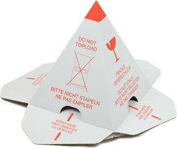 Pallethoedjes 'do not topload' + 'fragile' 360 x 360 x 240 mm | 25 stuks