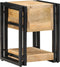 vidaXL - Nachtkastjes - 2 - stuks - 40x40x40 - cm - Massief - Mangohout