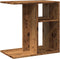 vidaXL - Bijzettafel - 50x30x50 - cm - bewerkt - hout - oud - houtkleurig