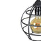 Urban Interiors Globe Hanglamp 3 lichts Zwart - Metaal - 50x50x140