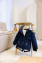 Dirkje U-LOVE - Meisjes Jas - Met capuchon - Donkerblauw