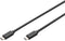 Digitus AK-300138-010-S - USB-kabel USB 2.0 USB-C - 1.00 m 480 Mbps - Zwart